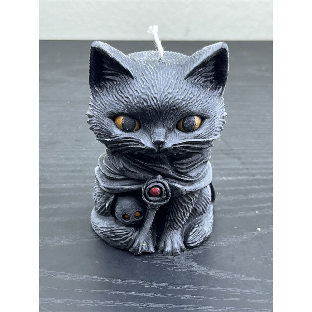 Cat Pillar Candle Decorative Kitty Candle Home Decor Gift‎ Novelty